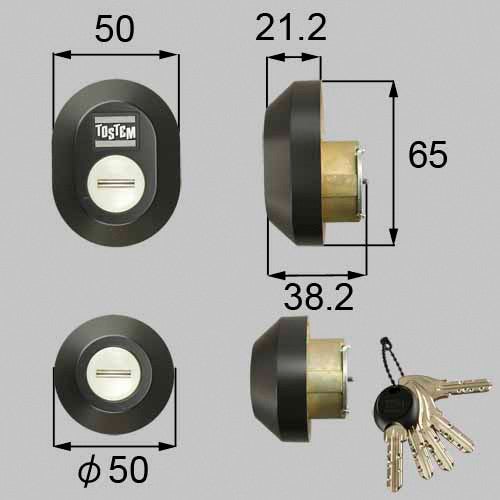 LIXIL・トステム ドア錠セット（MIWA DNシリンダー） 玄関ドア
