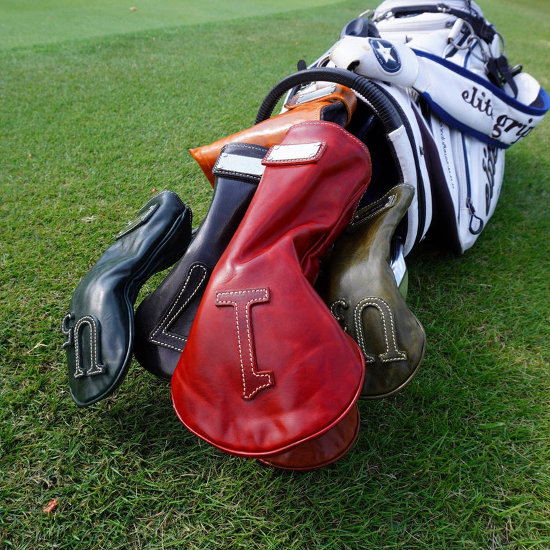 イタリアンレザー・ドライバー用ゴルフヘッドカバー – Mi-Cours ミクール