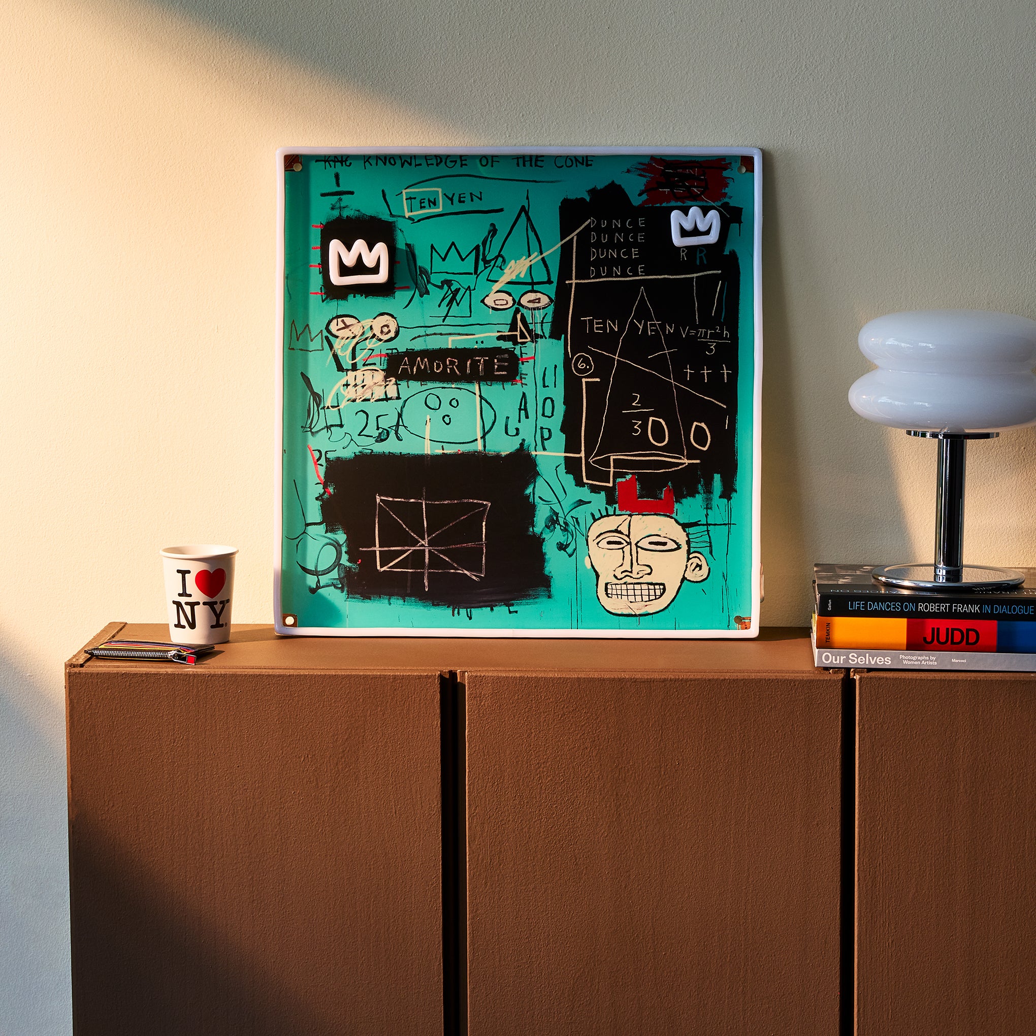 Yellowpop Jean-Michel Basquiat Equals Pi Neon Sign – MoMA Design Store