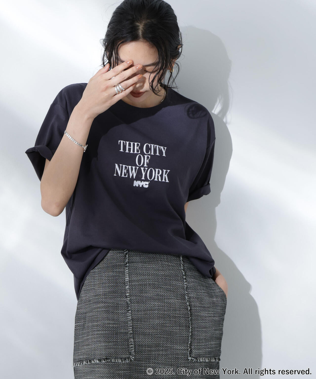 GOOD ROCK SPEED×Anti Soaked(R) 汗染み防止 NYC Tシャツ