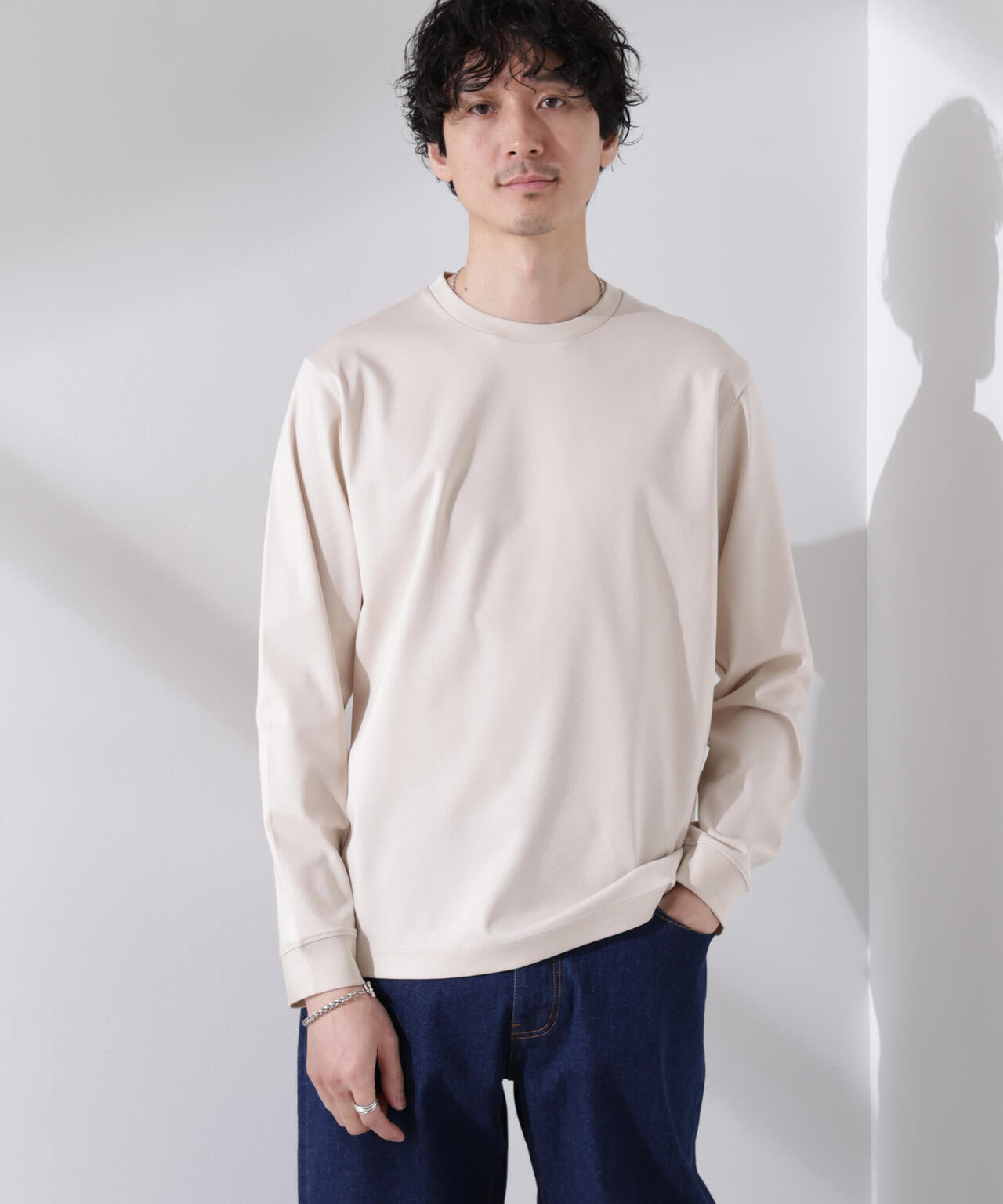 アンチスメル クルーネックTシャツ 長袖