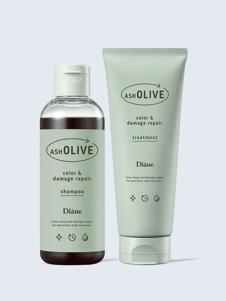 カラーシャンプー＆トリートメントセット アッシュオリーブ ダイアン