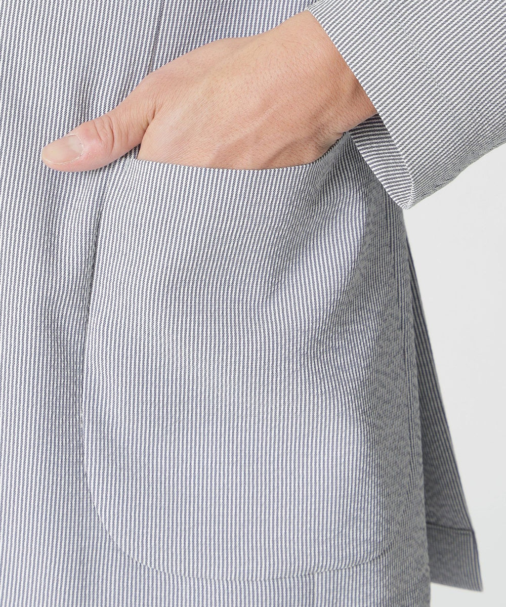 STUART'S TRAVELER」フロータブルサッカーストライプジャケット(水を