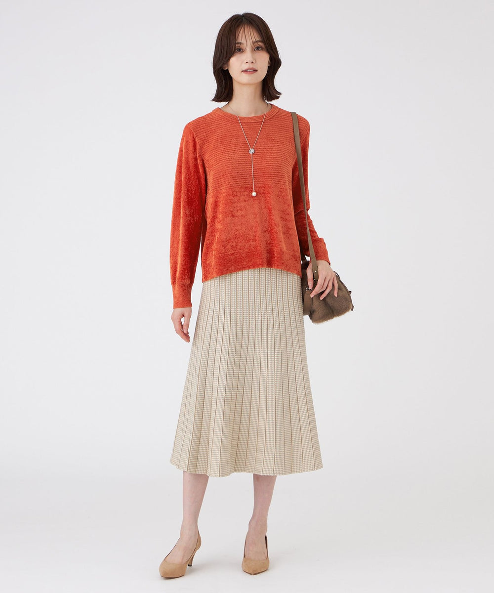 ウォッシャブル】リバーシブルニットスカート(スカート)｜TRANS WORK