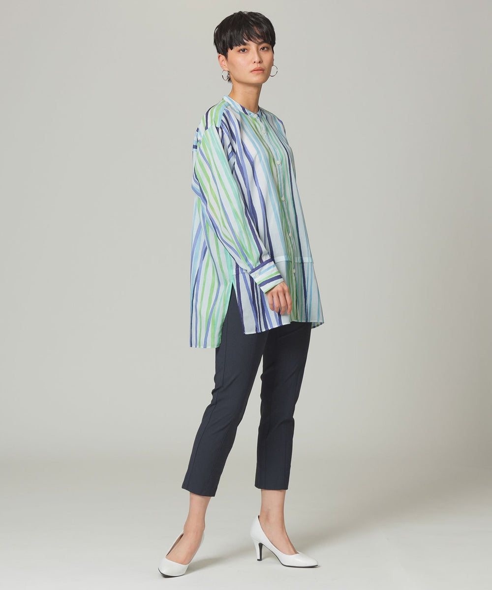 ウォッシャブル】【接触冷感】メリルハイテンションクロップドパンツ