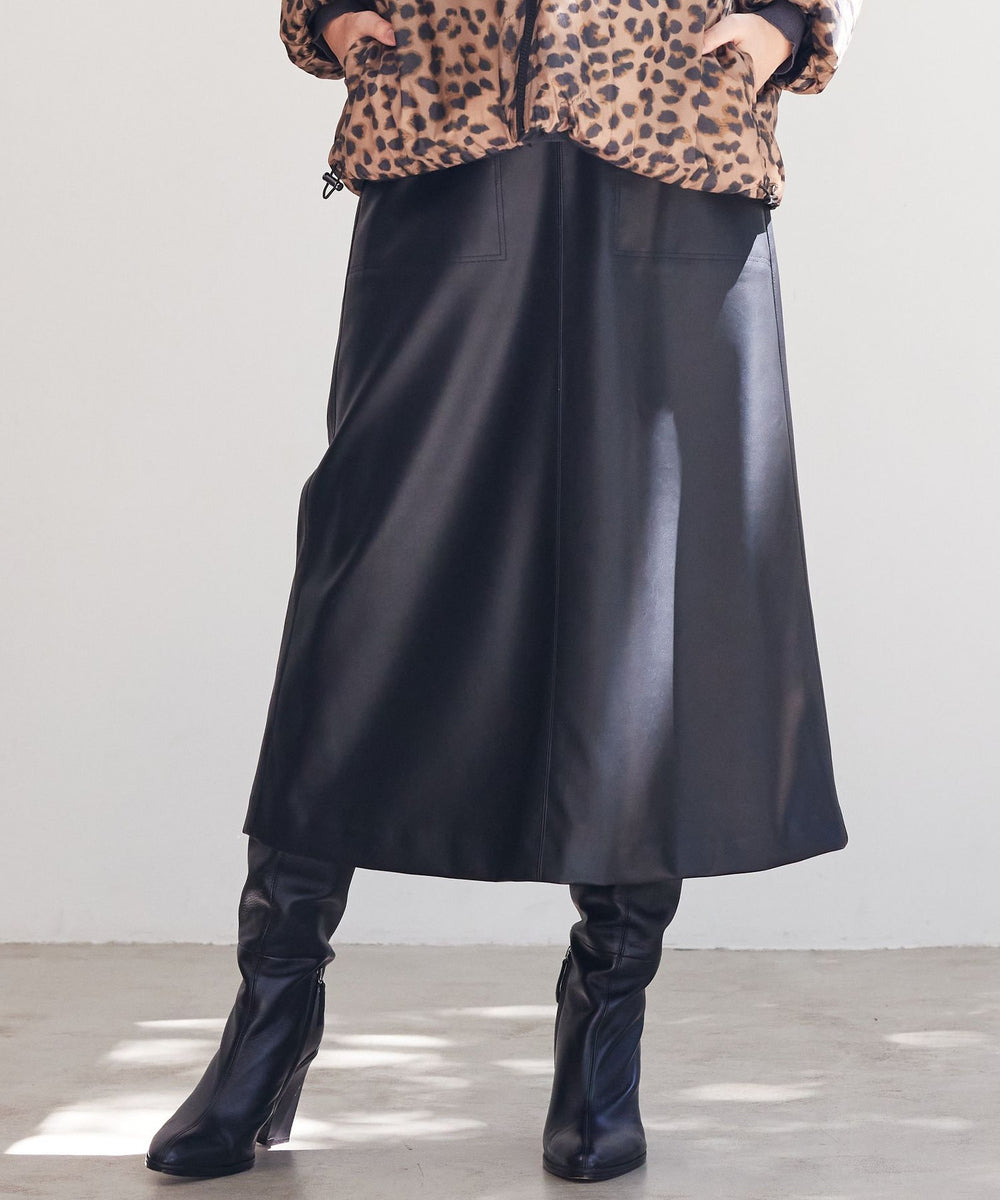 23AW＊Wings掲載＊【ウォッシャブル】マットフェイクレザーAライン