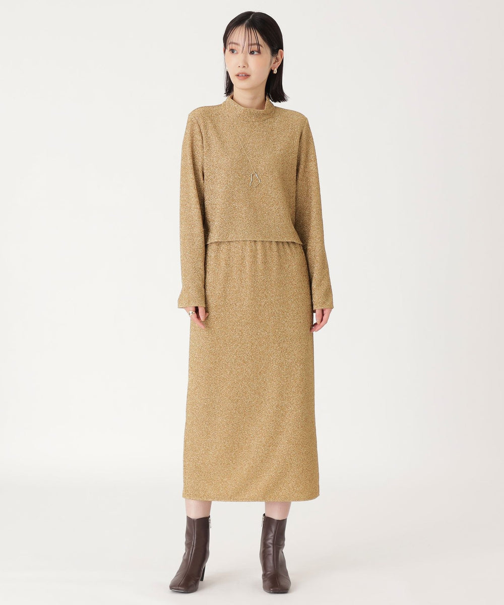 1枚で着映える/セットアップ】シャイニータイトスカート(スカート