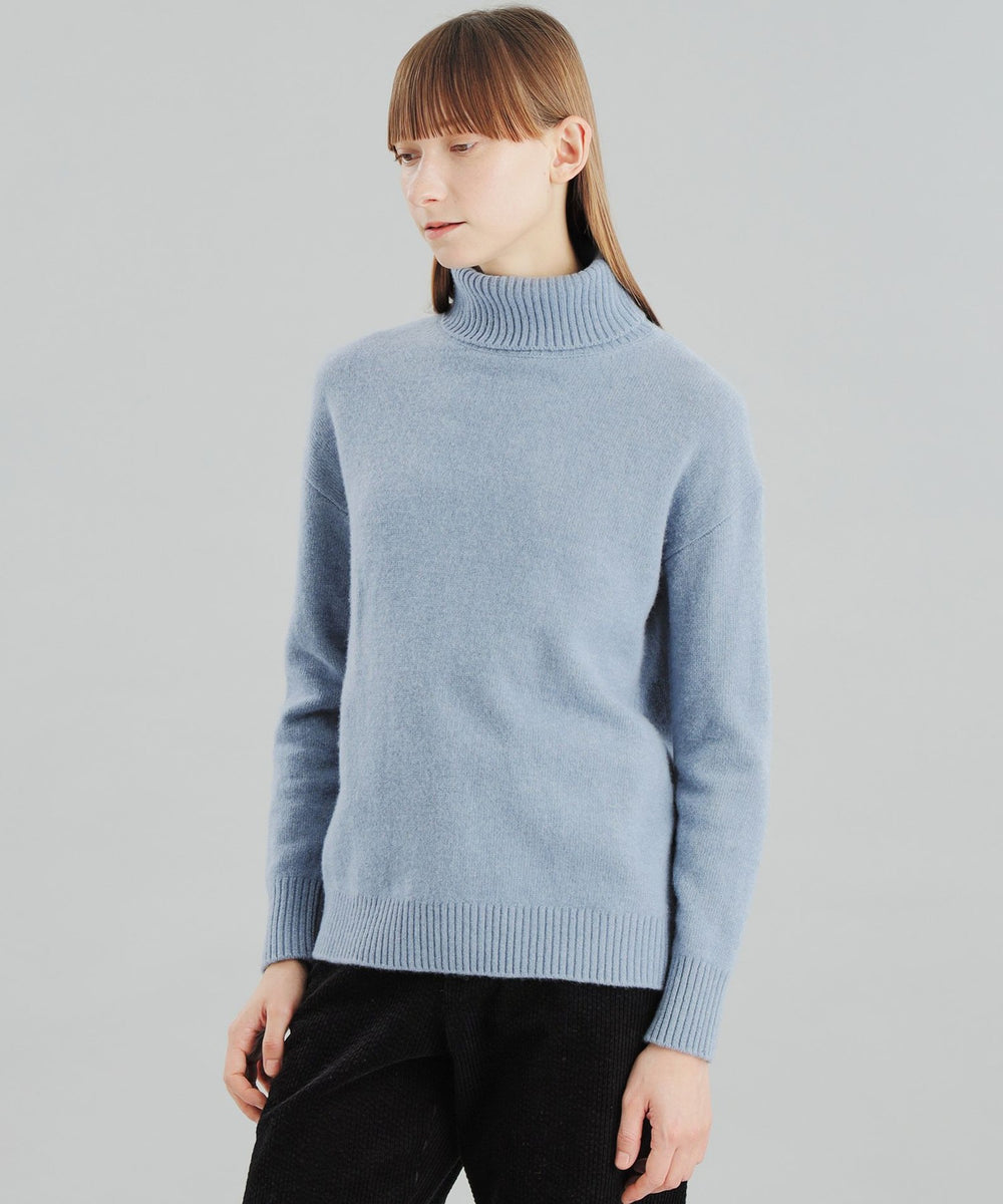 GREY LABEL ウールカシミヤタートルネックニット(トップス