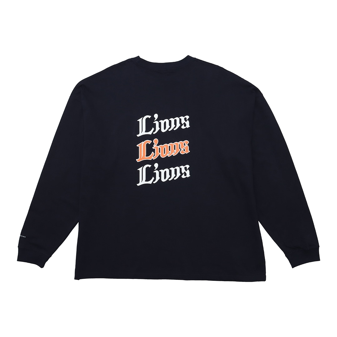 UNITED ARROWS×LIONS ロングスリーブTシャツ(ネイビー)(S): アパレル