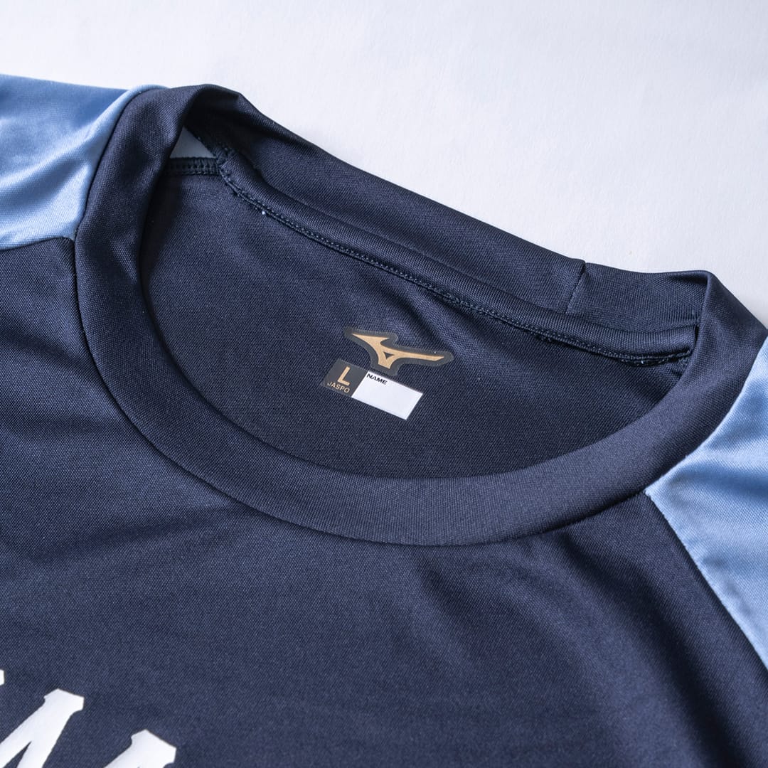 受注生産】[ミズノ]オーセンティックトレーニングジャージ(半袖)(S