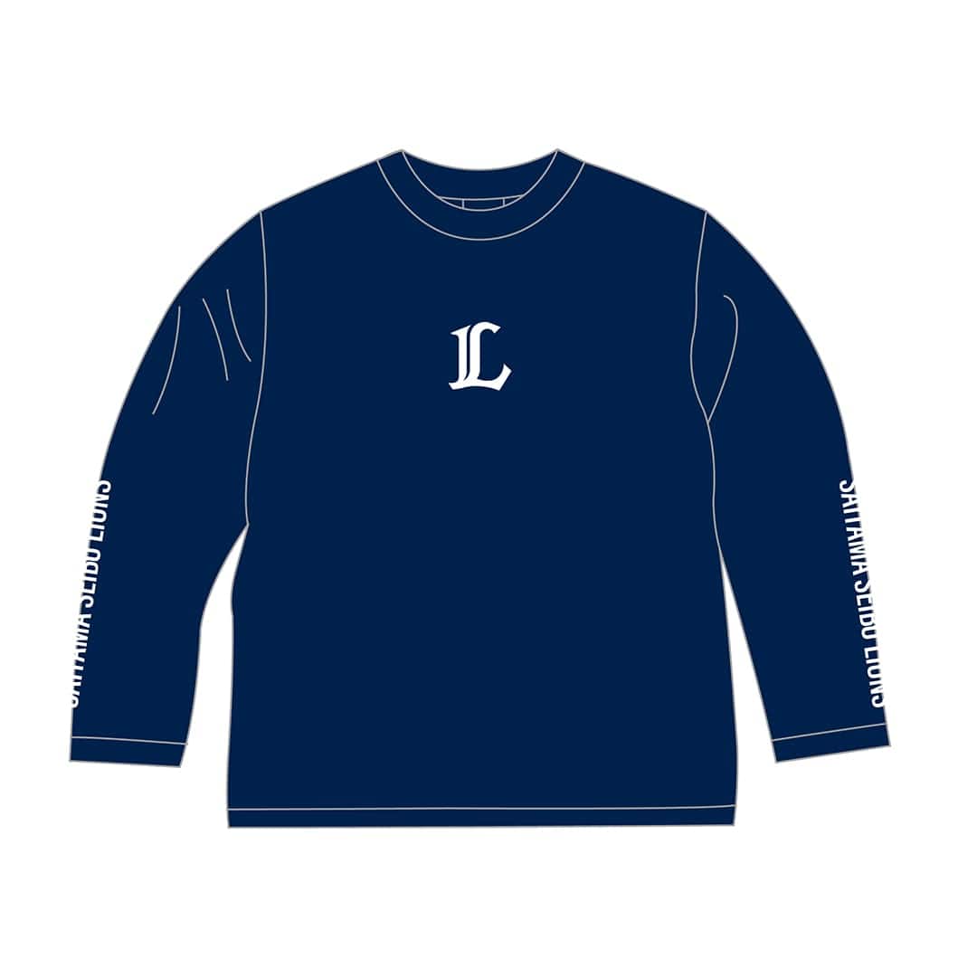 受注生産】プレイヤーズロングスリーブTシャツ ネイビー×ホワイト[受付