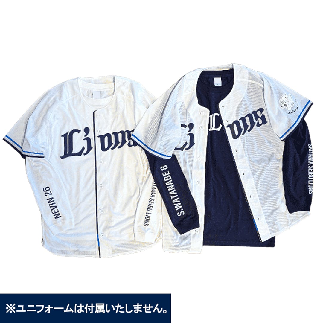 受注生産】プレイヤーズロングスリーブTシャツ ネイビー×ホワイト[受付