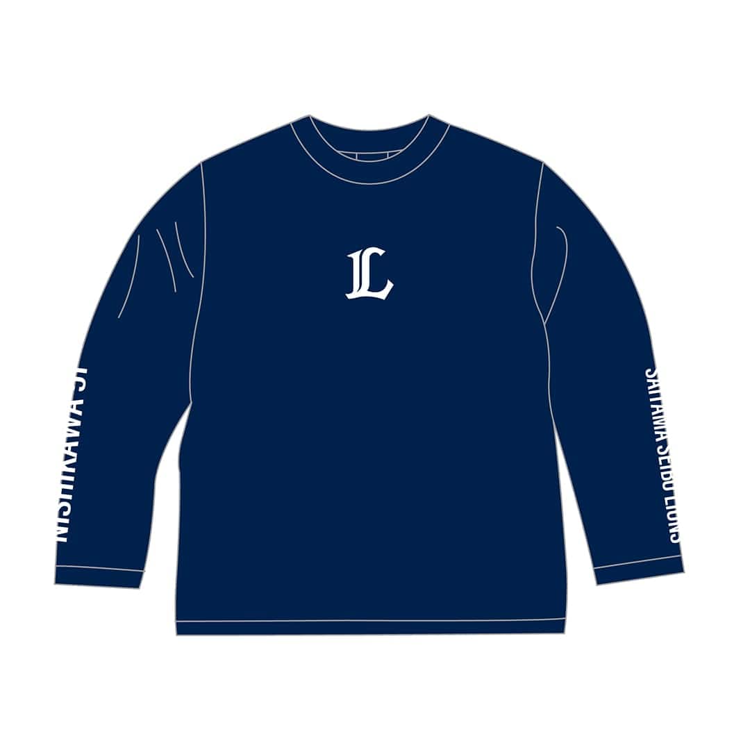 受注生産】プレイヤーズロングスリーブTシャツ ネイビー×ホワイト[受付