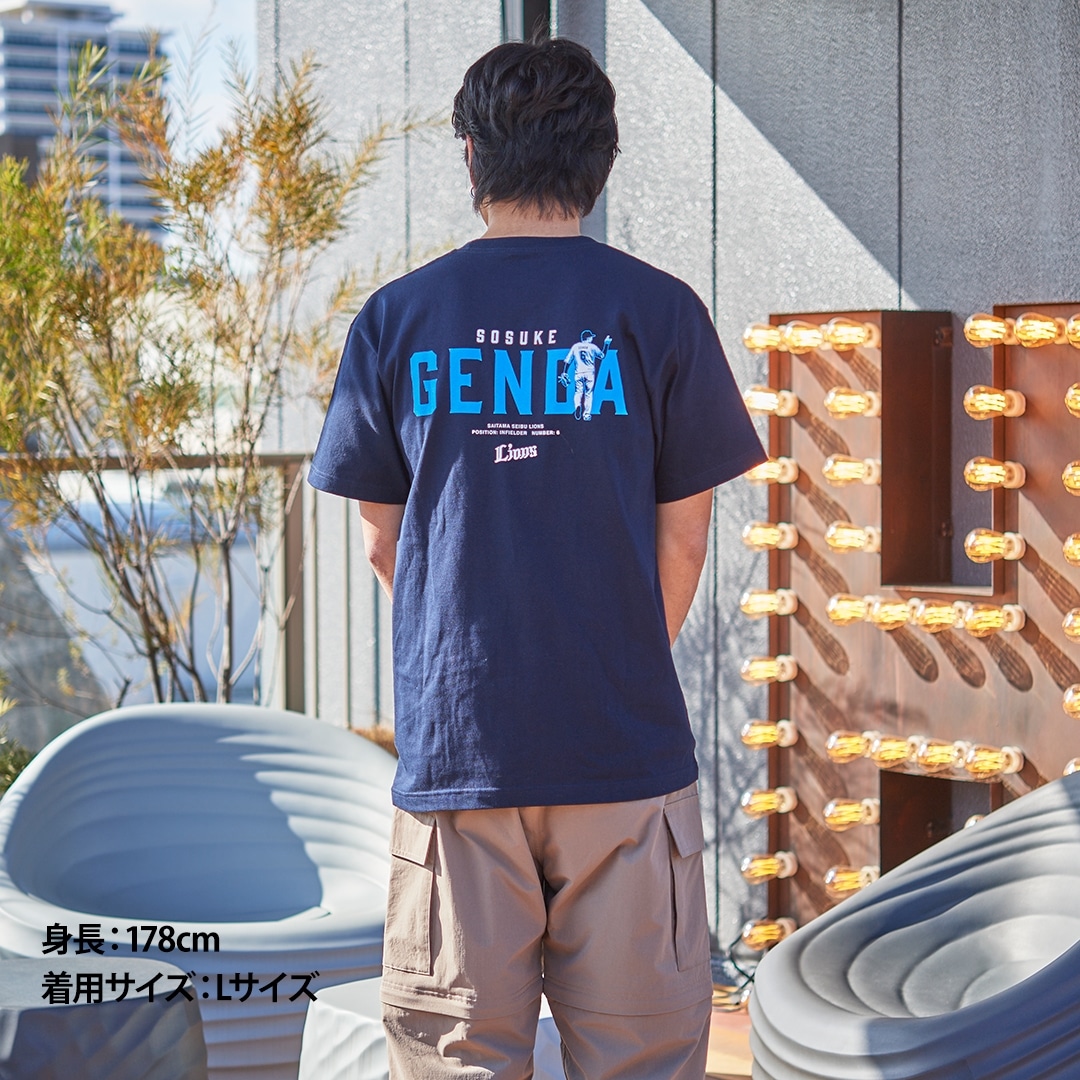 プレイヤーズデザインTシャツ #6 源田 壮亮(S): Tシャツ | 埼玉西武