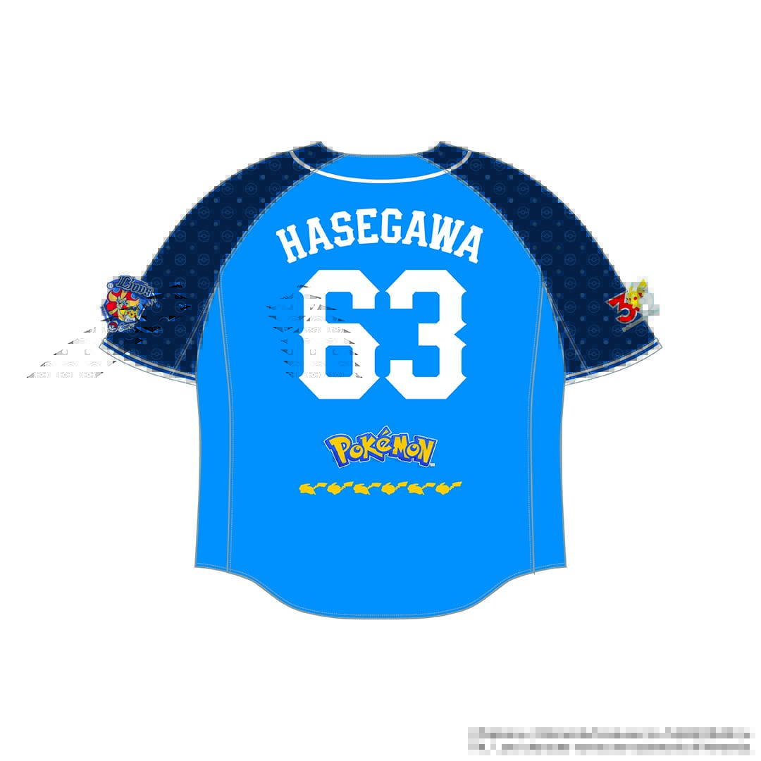 受注生産】ポケモン2026 ライオンズ ユニフォームシャツ 背番号あり M