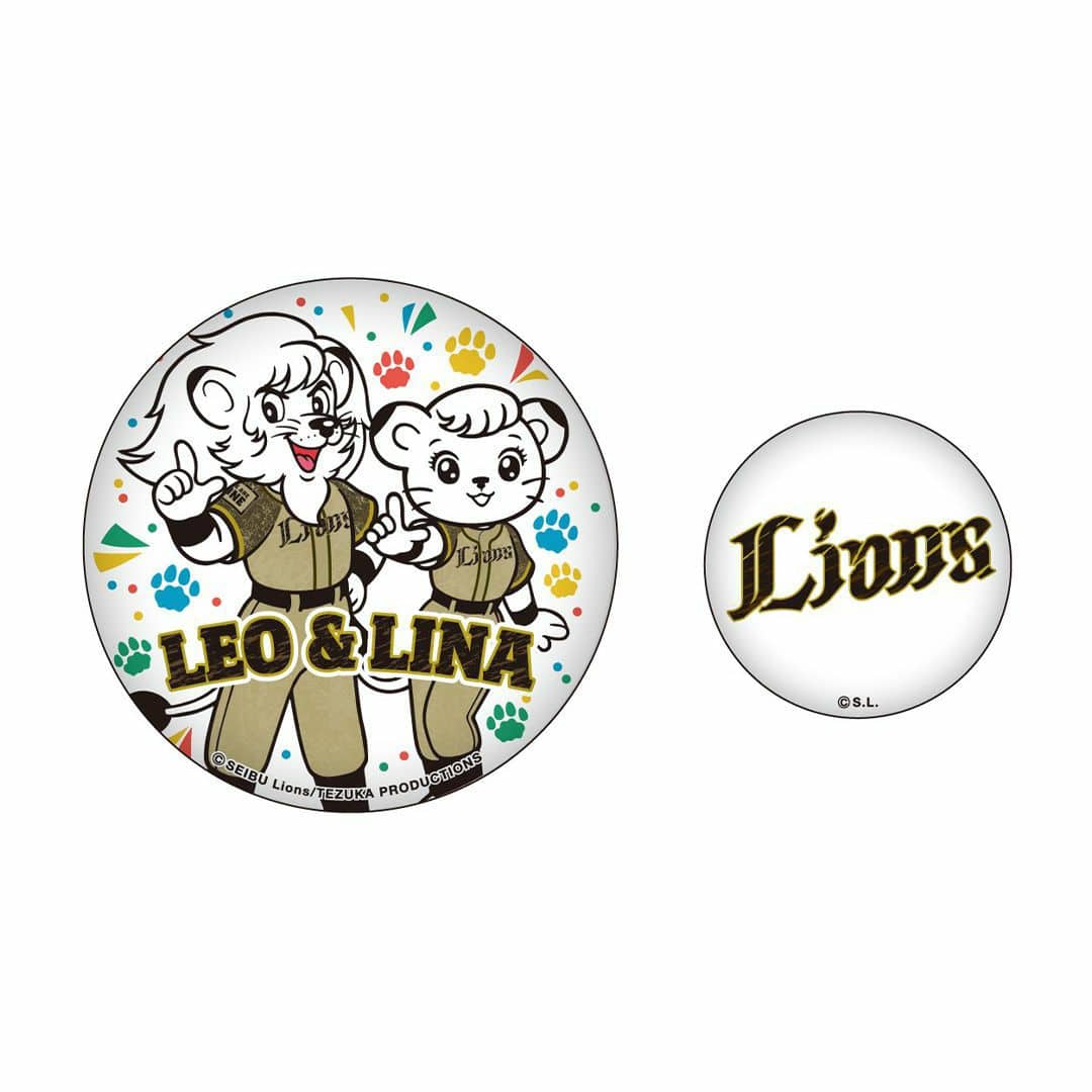 缶バッチ2個セット レオ・ライナ WILD WILD Ver.: 雑貨 | 埼玉西武