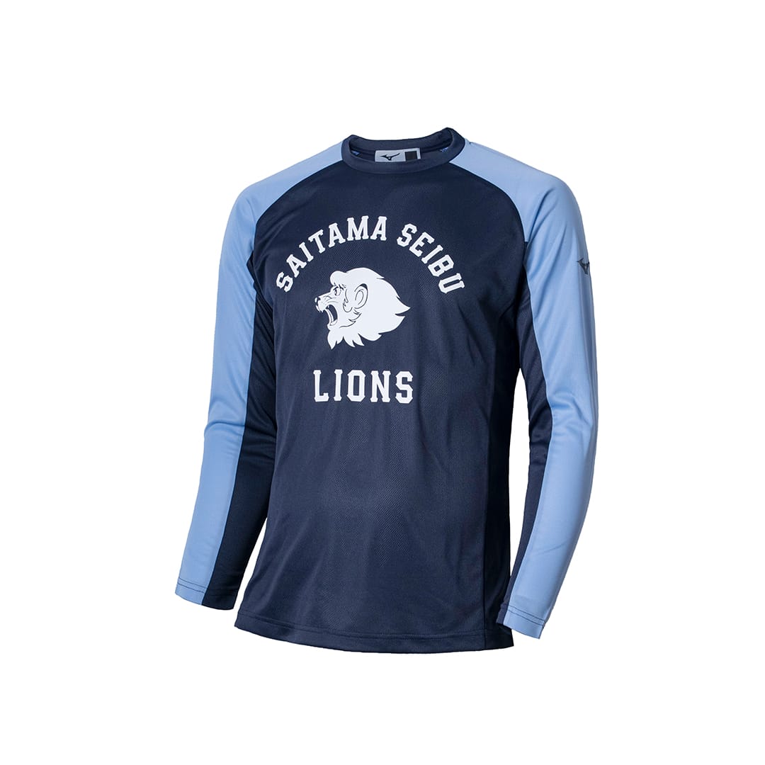 ミズノ]レプリカロゴTシャツ(長袖)(S): アパレル | 埼玉西武ライオンズ