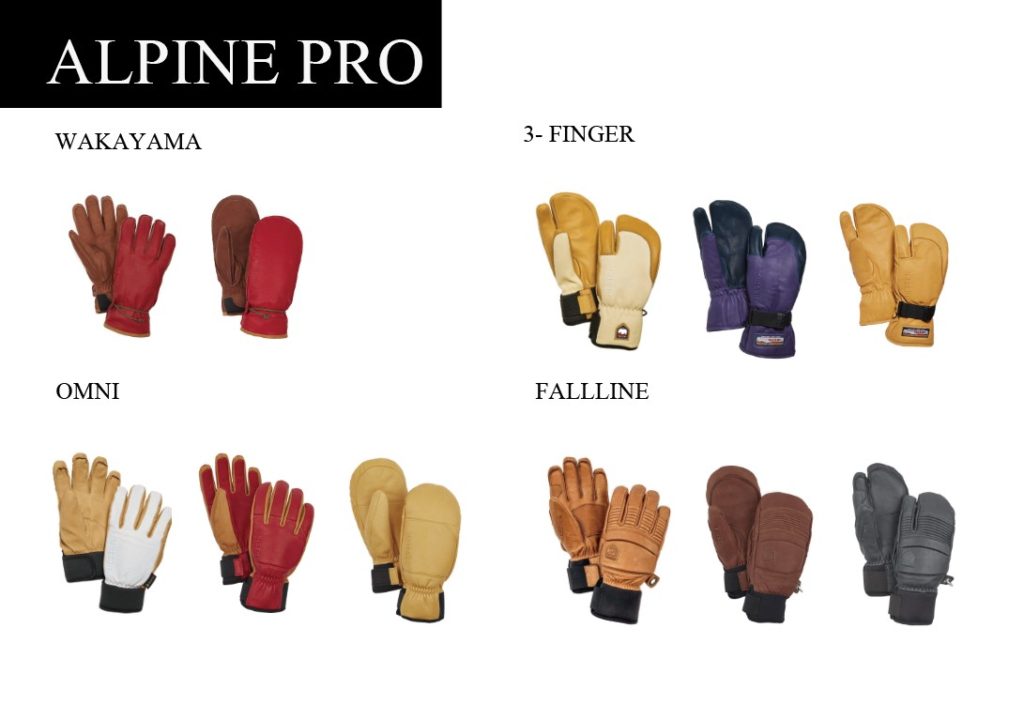 ALPINE PRO」「OUTDOOR」から、この冬使いたいグローブをピックアップ