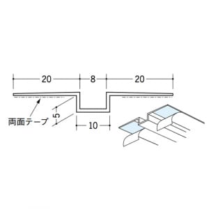 金物 37365 創建 ビニール ペンキorクロス下地材 壁面・天井面 ハット