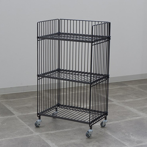 オフィスアクセサリー WW-WW-RD 日東 ワイヤーワゴン（レギュラー