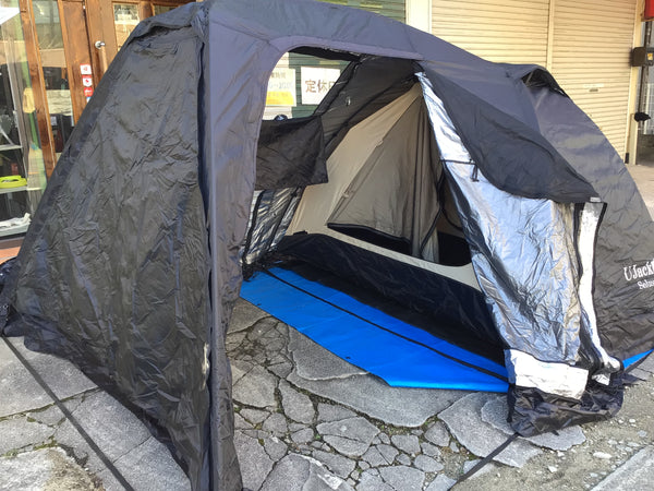 中古A】ソロ用2ルームテントSOLUS（ソルス）☆別売の純正グランド