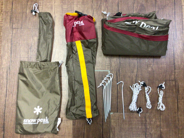 中古A】ライトタープペンタシールド(STP-381)＋3点セット／snowpeak