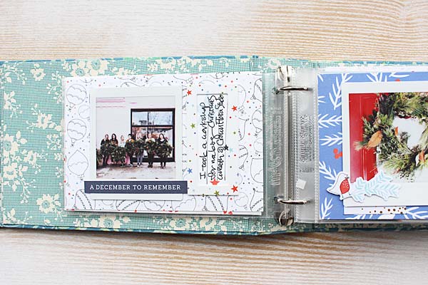 Zineのクラスで作ったホリデーアルバム！半分は【ポケット スクラップ