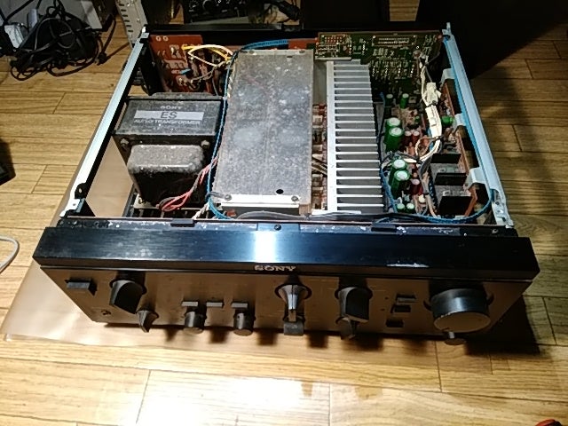 SONY TA-F333ESX プリメインアンプの修理 | まろのブログ
