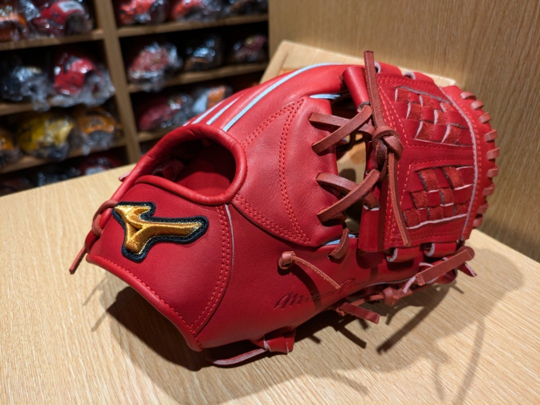 ミズノプロ】内野手グラブ［MMモデル］投手で使用するためにレース交換