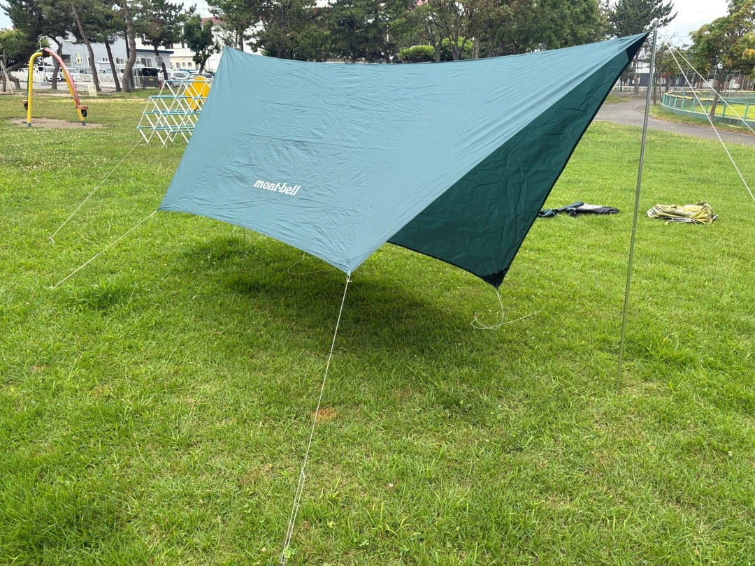 montbellミニタープHXの4本ポールアレンジをやってみるべさ