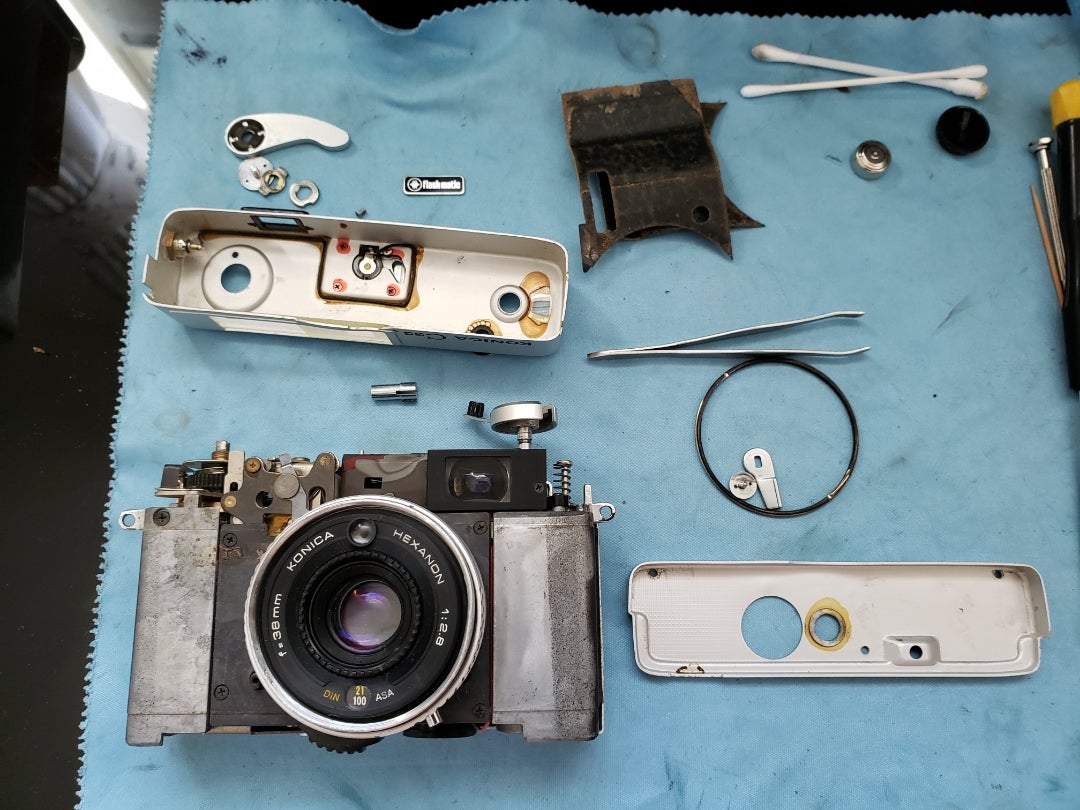 Konica C35 Flashmatic【整備編】 | MINOLTAのちLUMIX時々Canonな