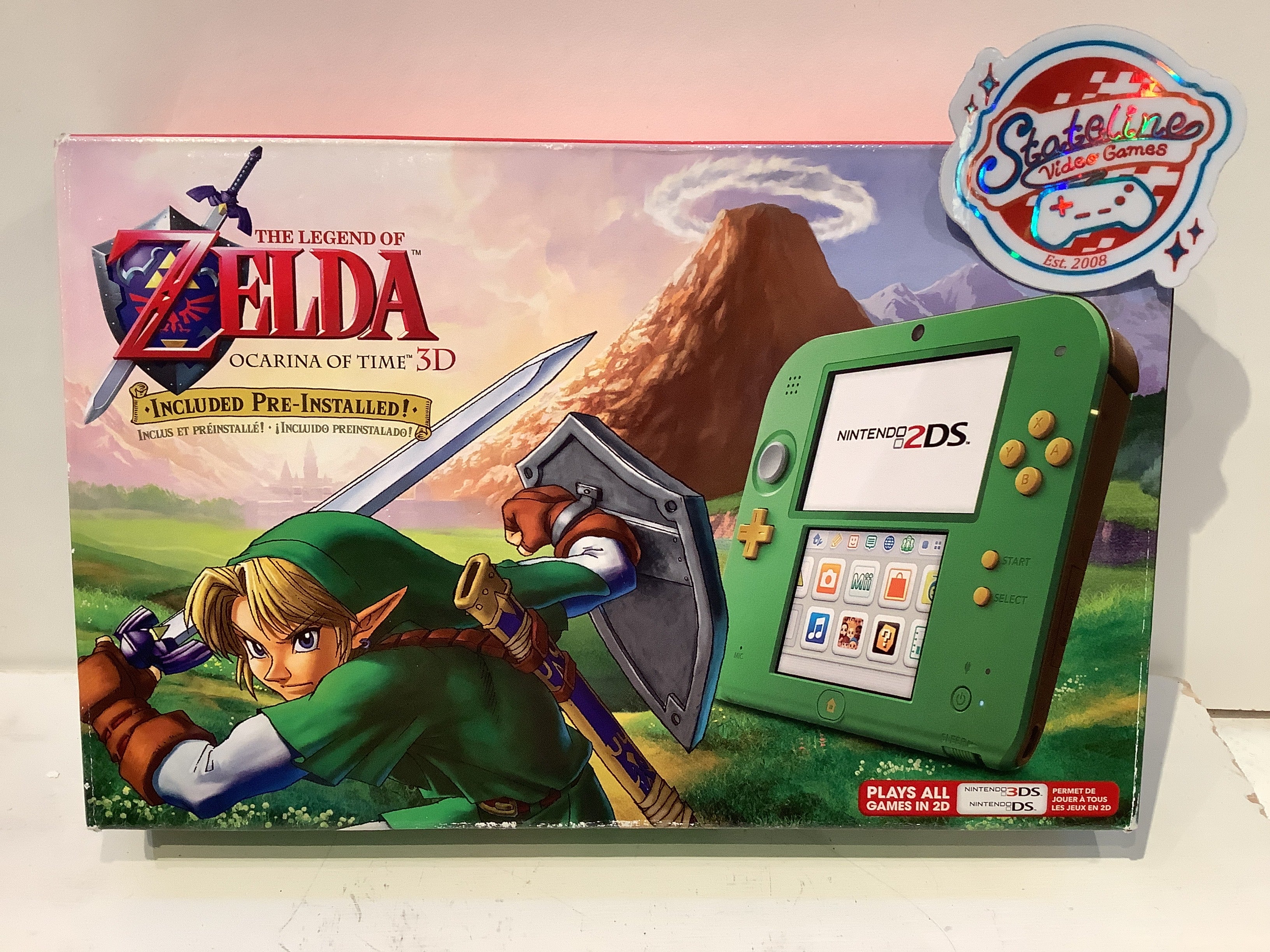 Nintendo 2DS Zelda Ocarina of Time Edition - Nintendo 2DS