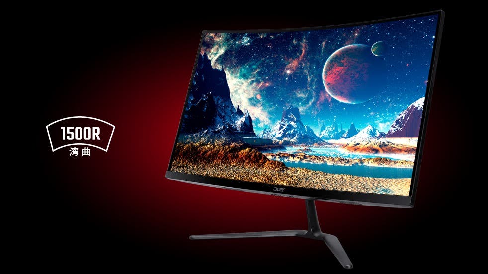 Acer Nitro 湾曲 ゲーミングモニター 27インチ フルHD VA 非光沢 280Hz