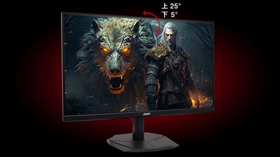 Acer ゲーミングモニター 24.5インチ VA フルHD 非光沢 280Hz 1ms