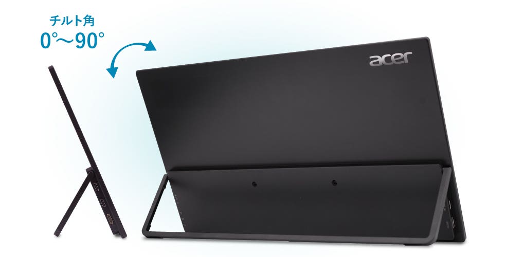 Acer モバイルモニター 15.6インチ タッチディスプレイ 10点マルチ