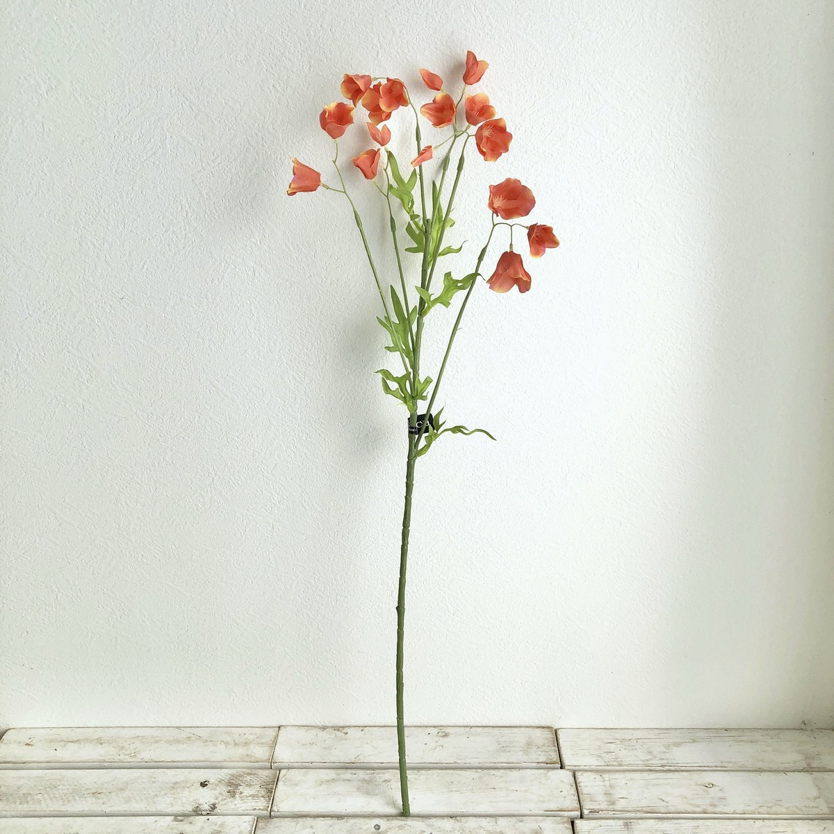 即日☆【造花】アスカ/ベルフラワー×13 つぼみ×3 フレームオレンジ/A