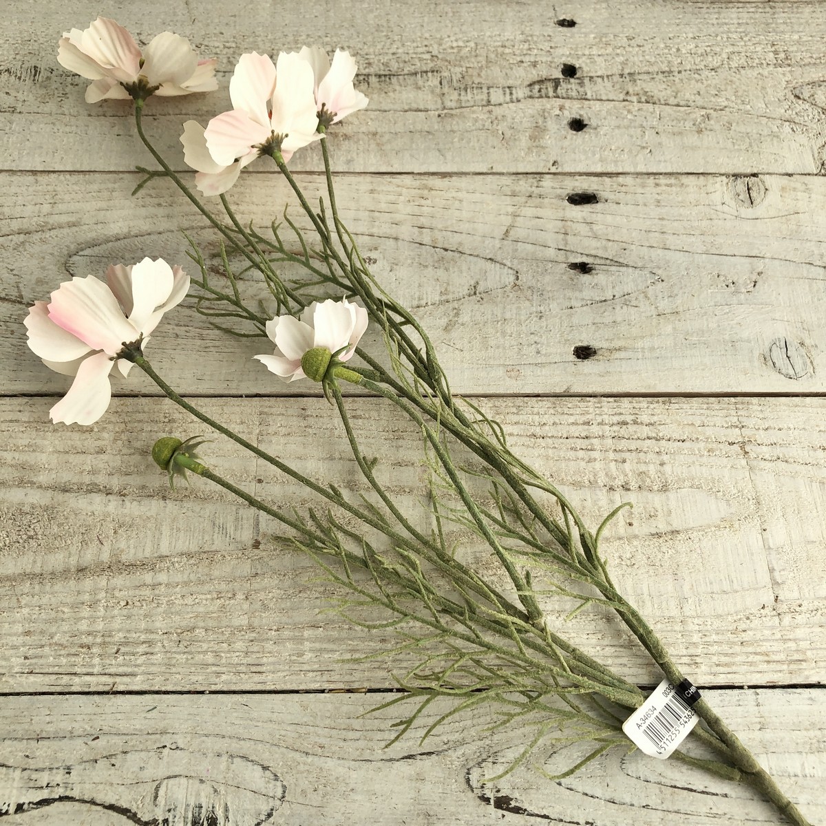 造花】アスカ/コスモス×5 つぼみ×3 #003C クリームピンク/A-34634-3C