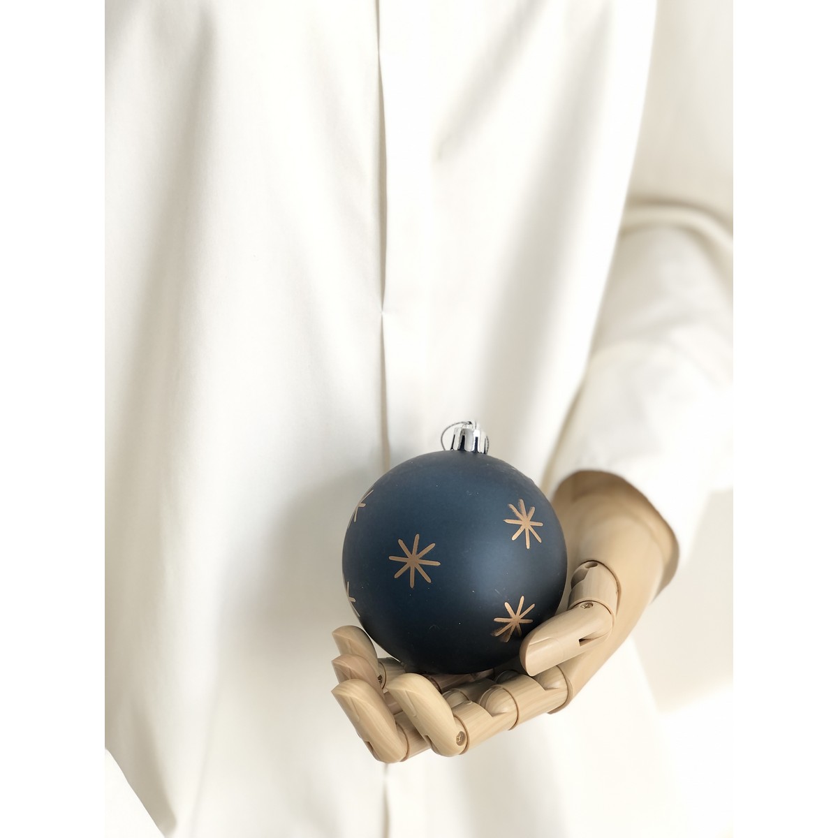 アスカ/フロストボールオーナメント ネイビーブルー/AX60714-9N - 花材