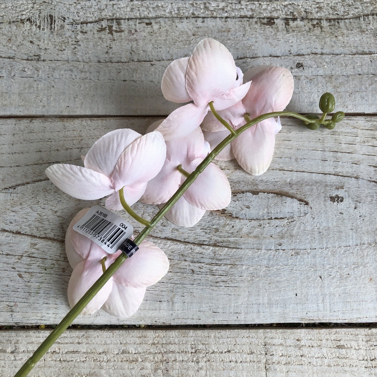 即日☆【造花】アスカ/ミディコチョウラン×5 つぼみ×4 ピーチ/A-35168