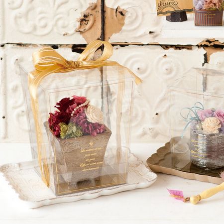 HEADS/エレガントフラワークリアBOX-L/スタンド付(10枚)/EGS-FBL - 花