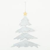 志成販売/壁や空間に飾れる ブリキのクリスマスツリー(L)/423798GN