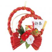 HEADS/迎春しめ縄飾り-5(3個)/GS-SM5 - 花材通販はなどんやアソシエ