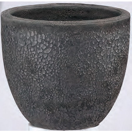 グリーンポット/ボルカーノ ラウンド Fブラック 33cm/EB-VO3329BK - 花