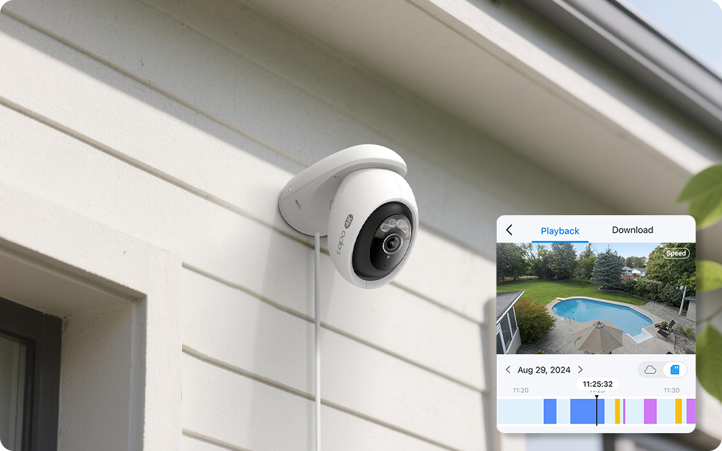 Tapo C560WS | Outdoor Pan/Tilt Security Wi-Fi Camera | TP-Link
