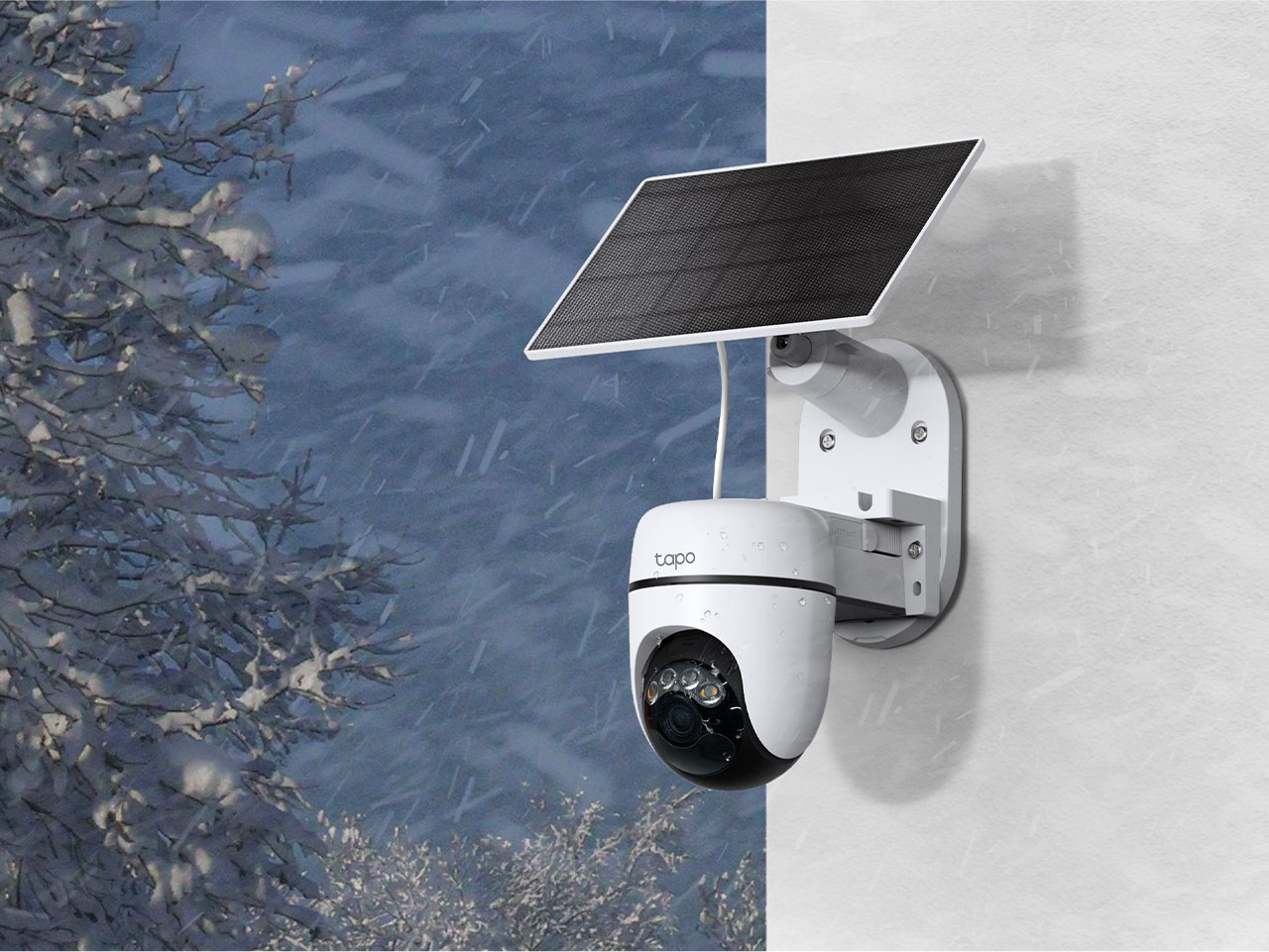 TC90 KIT | ソーラー給電パンチルトセキュリティカメラキット | TP