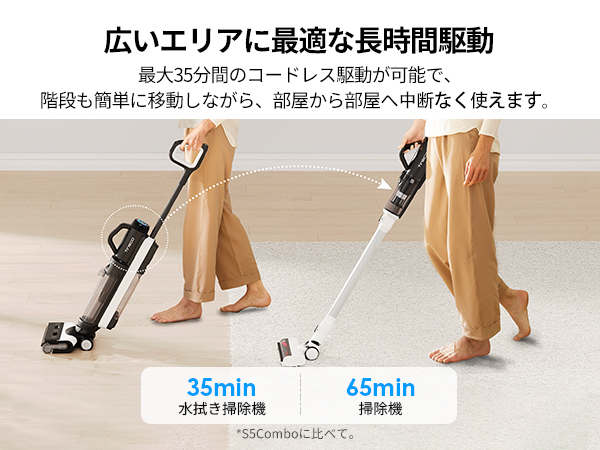FLOOR ONE SWITCH S6 多機能コードレス掃除機