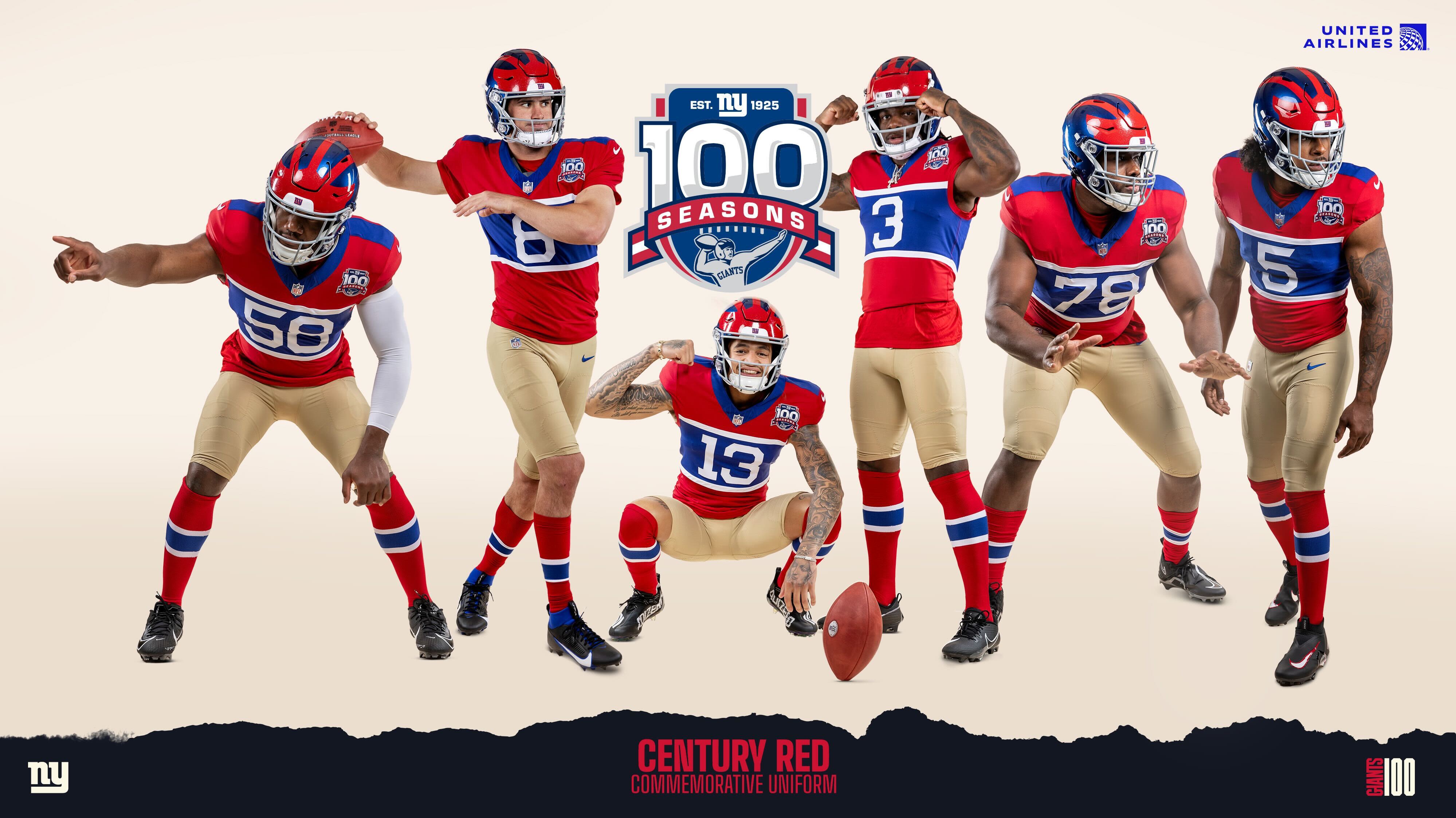 NFL 2024 ニューヨーク・ジャイアンツ 100周年ユニフォームとヤンキー