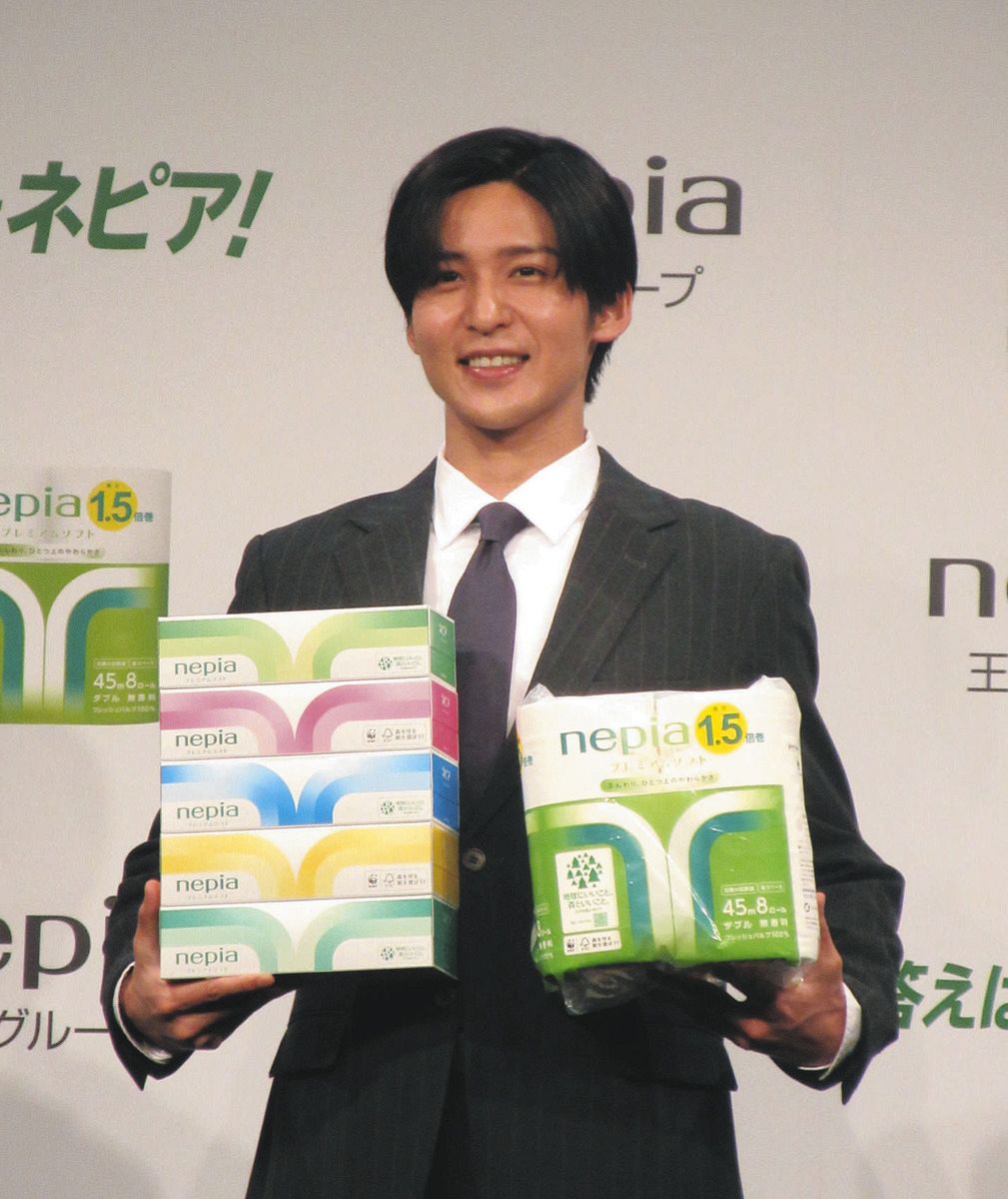 目黒蓮、「営業でトップを取りたい」ネピア新CMで営業マン熱演 特大