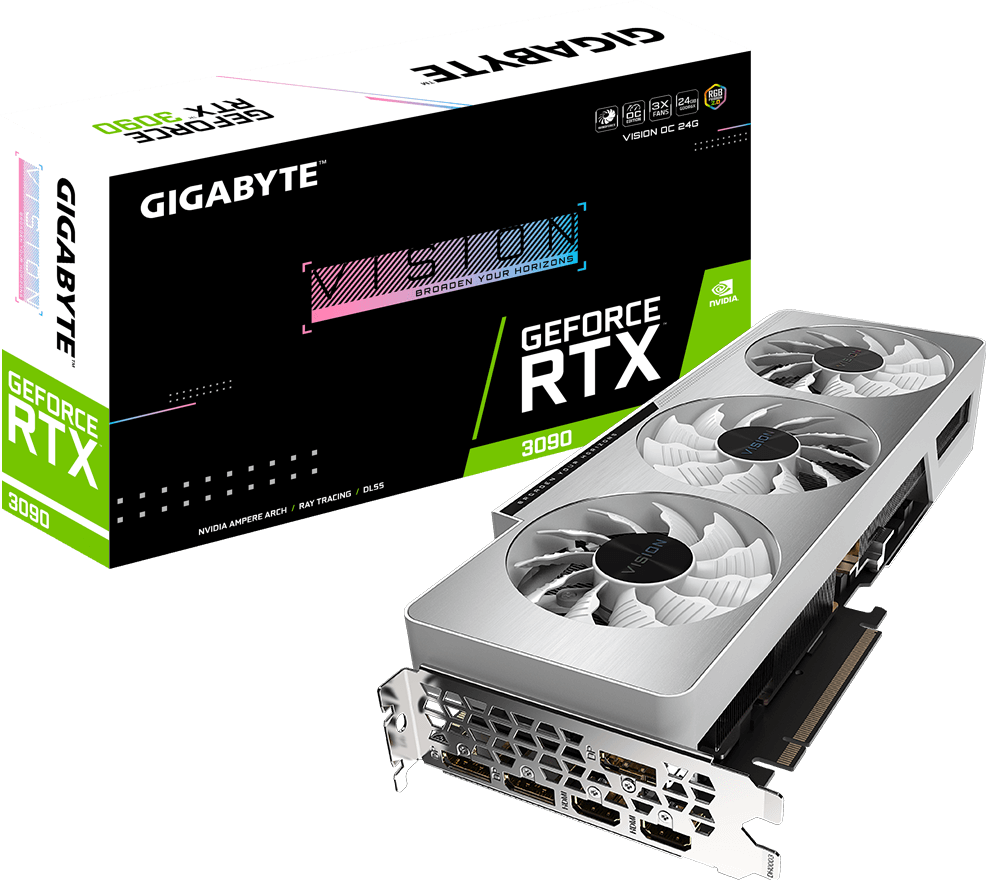 GeForce RTX™ 3090 VISION OC 24G - GIGABYTE Japan