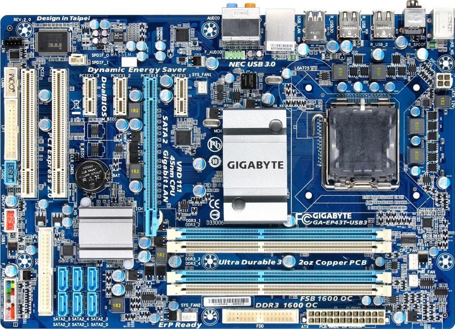 GA-EP43T-USB3 (Rev. 2.0) - GIGABYTE Global